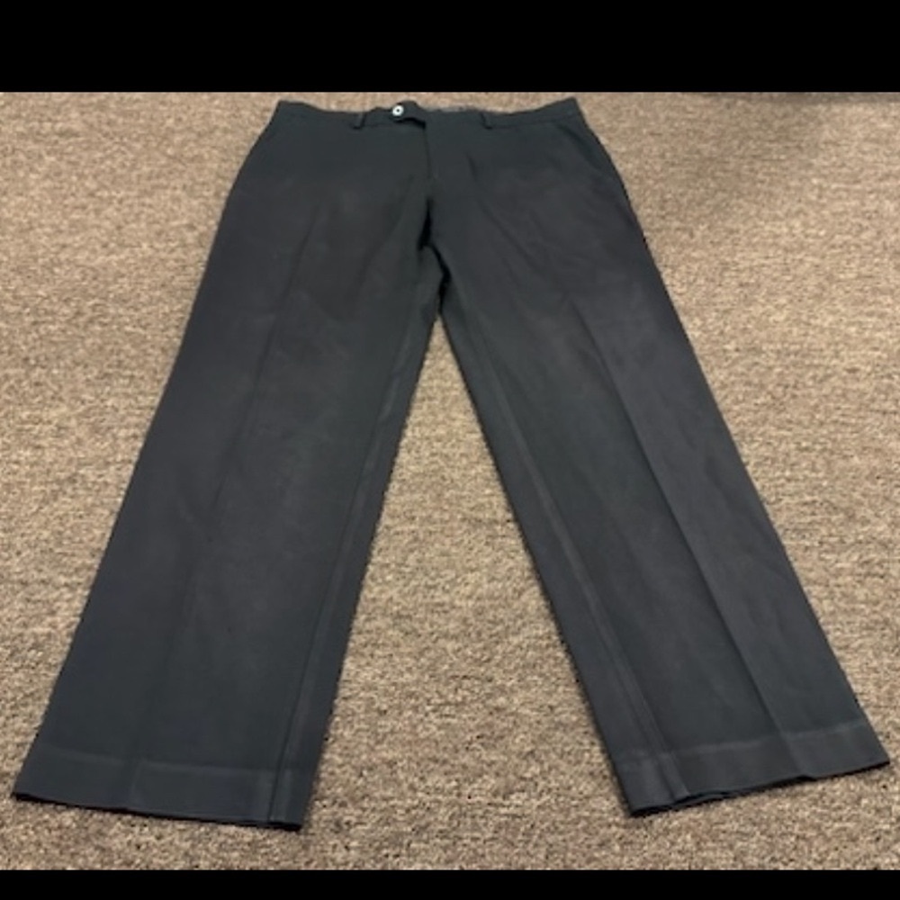 EUC Michael Kors Mens Black Modern-Fit Airsoft Stretch Suit Pants 34x32